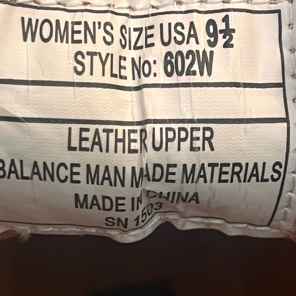 Amazone Leather Work Boots Ladies Size 9.5 NWT Durable Oil/Slip Resistant Comfor - Picture 4 of 12